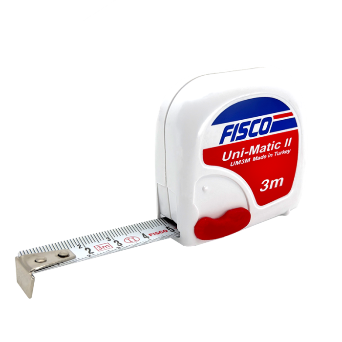 FİSCO UNİMATİC ŞERİT METRE 3 MT. - Görsel 1