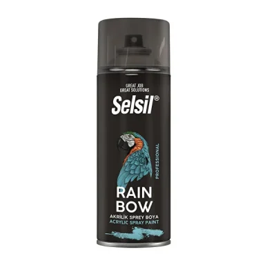 SELSİL SPREY BOYA MAT SİYAH 400 ML